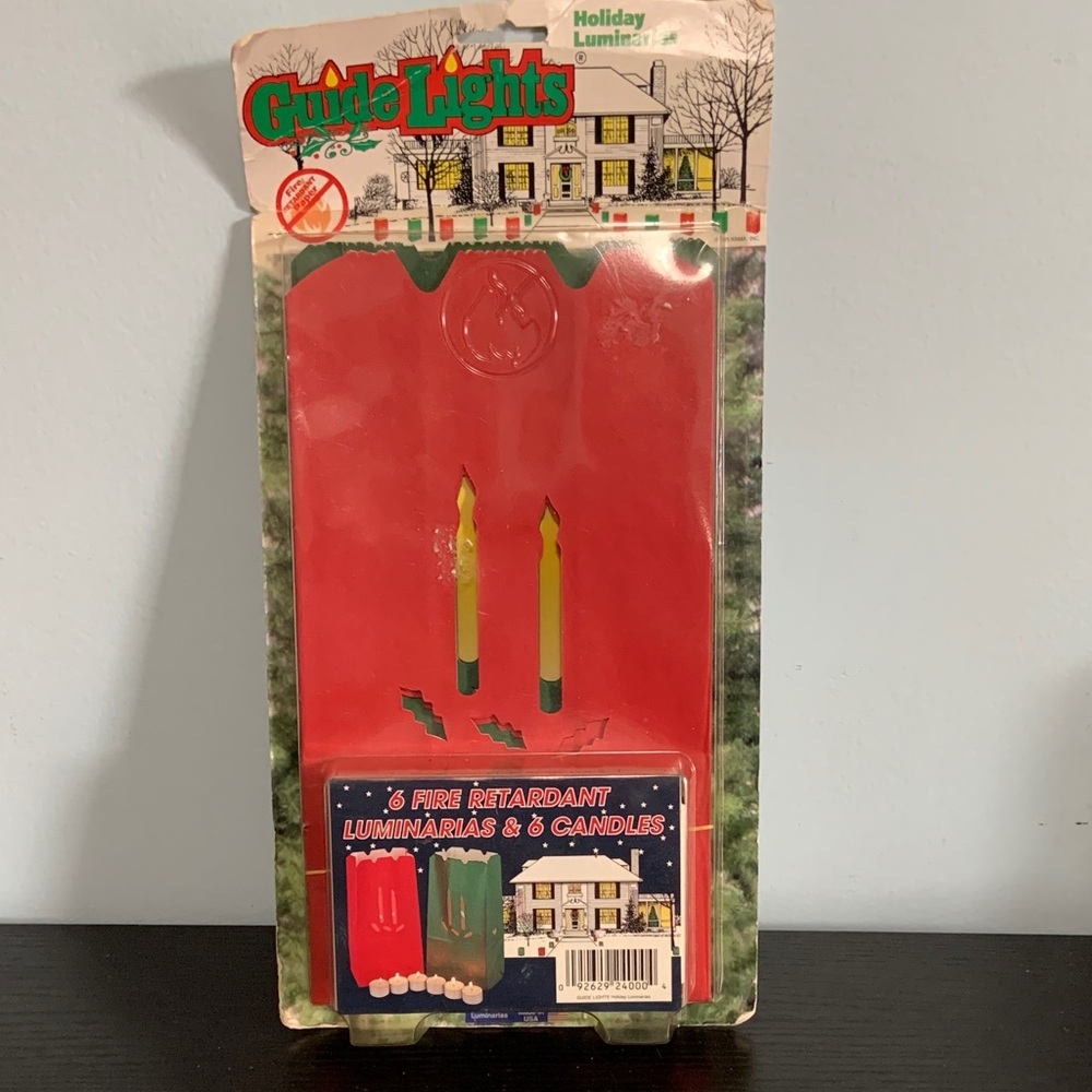 Holiday Flame Retardant Walkway Bags with Candle Cutouts